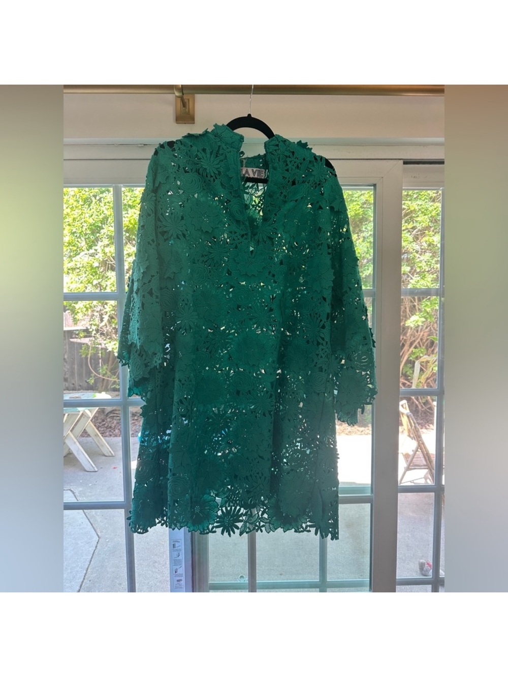 La Vie Style House Green Mini Caftan